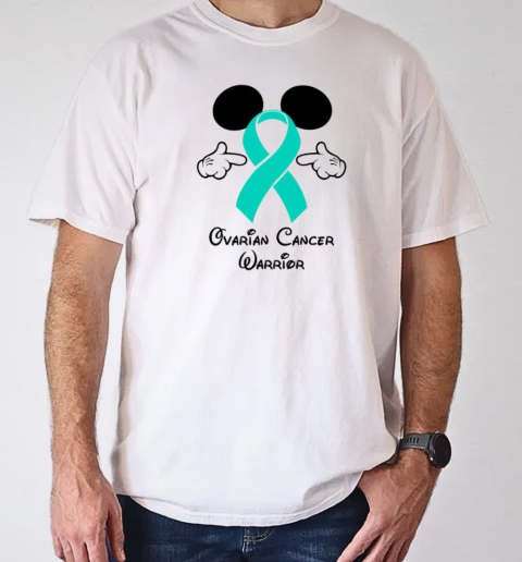 Mickey Mouse Ovarian Cancer Warrior T-Shirt