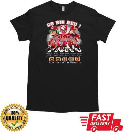 Nebraska Cornhuskers Football Go Big Red 135th 1890 2025 Anniversary T-Shirt