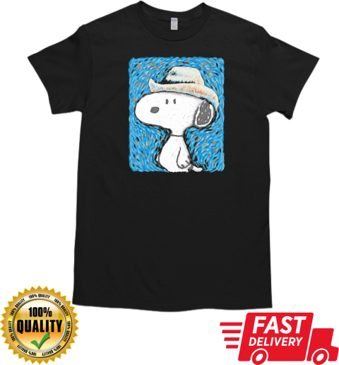 Snoopy Van Gogh Snoop Van Dogh T- Classic Men's T-shirt