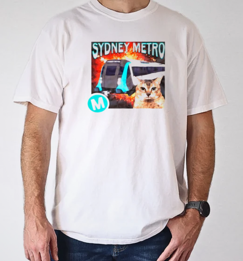 Sydney metro explosion cat T-Shirt