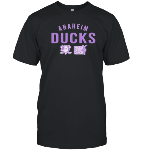 Anaheim Ducks Richmond Resilient Hockey Fights Cancer T-Shirt