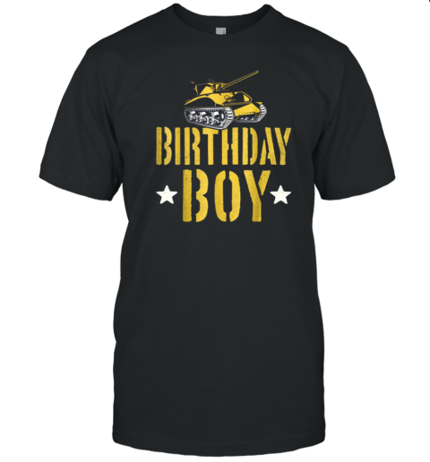 Birthday Boy Army T-Shirt