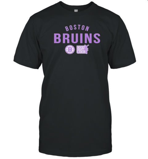 Boston Bruins Richmond Resilient Hockey Fights Cancer T-Shirt