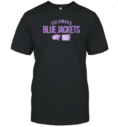 Columbus Blue Jackets Richmond Resilient Hockey Fights Cancer T-Shirt