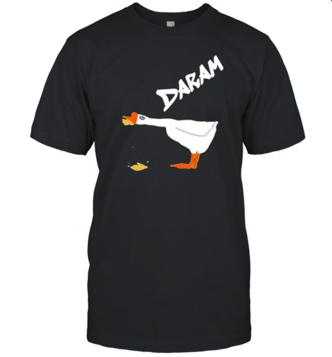 Goose Eating Cookie Daram T-Shirt