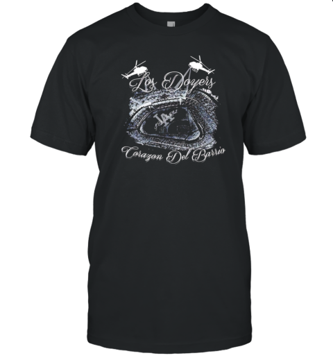 Los Angeles Dodgers Los Doyerz Corazon Del Barrio T-Shirt