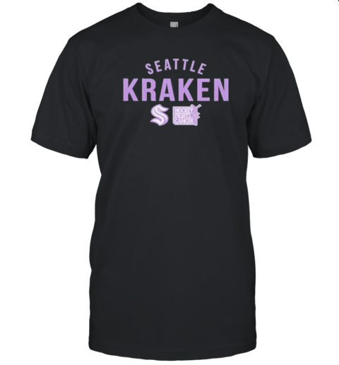 Seattle Kraken Richmond Resilient Hockey Fights Cancer T-Shirt