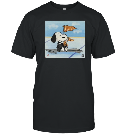 Snoopy Philadelphia Flyers Broad St. Bullies Flag 2024 T-Shirt