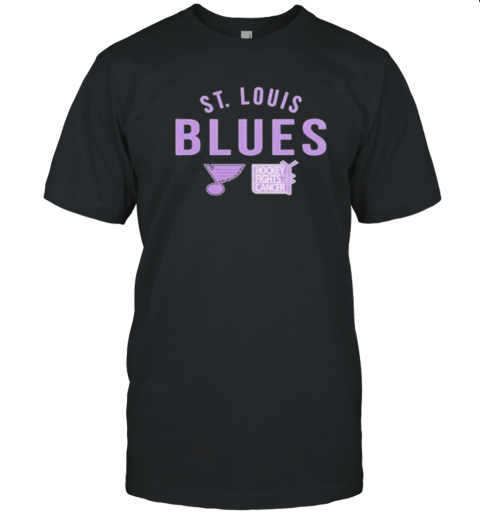 St. Louis Blues Richmond Resilient Hockey Fights Cancer T-Shirt