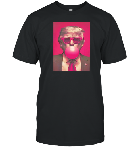 Tiffany Gomas Wearing Trump Bubble Gum 2024 T-Shirt