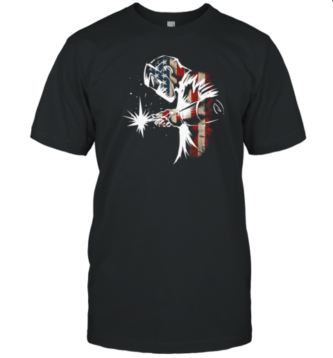 Usa Flag Welder T-Shirt