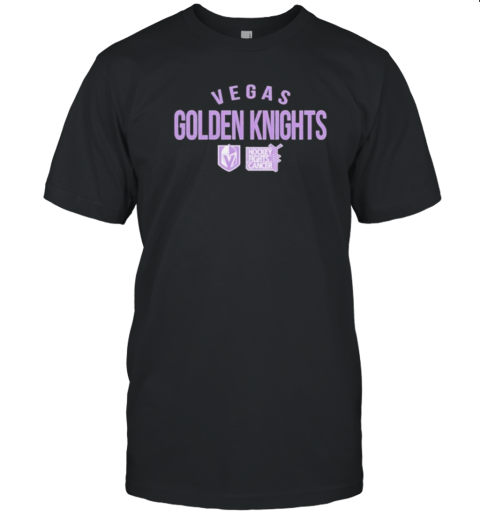 Vegas Golden Knights Richmond Resilient Hockey Fights Cancer T-Shirt