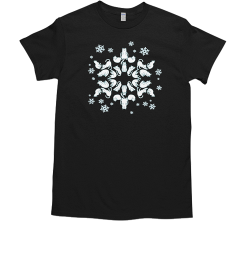 Cat Snowflake T-Shirt