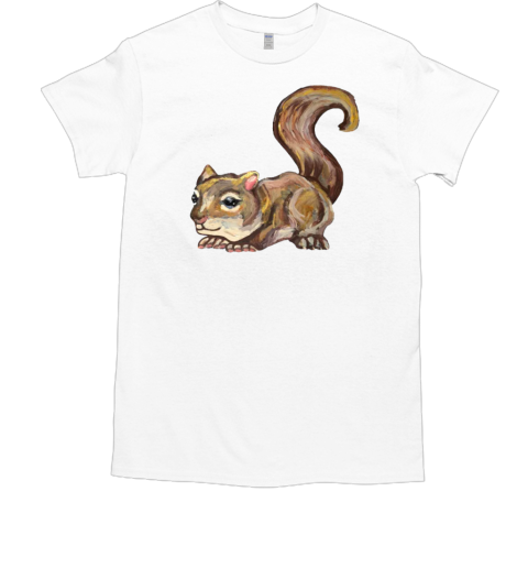 Cute Baby Squirrel Kit Painting T-Shirt