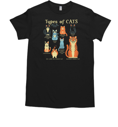 Types Of Cats T-Shirt