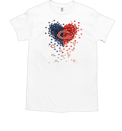 Chicago Bears Heart T-Shirt