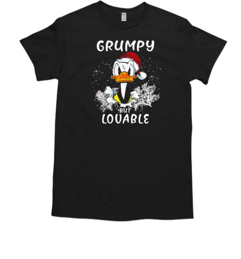 Donald Duck Grumpy But Lovable Christmas T-Shirt