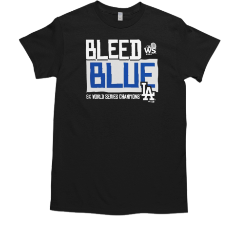 Los Angeles Dodgers 2024 World Series Champions Bleed Blue T-Shirt