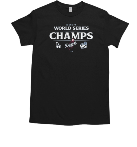 Los Angeles Dodgers 2024 World Series Champions Official Logo T-Shirt