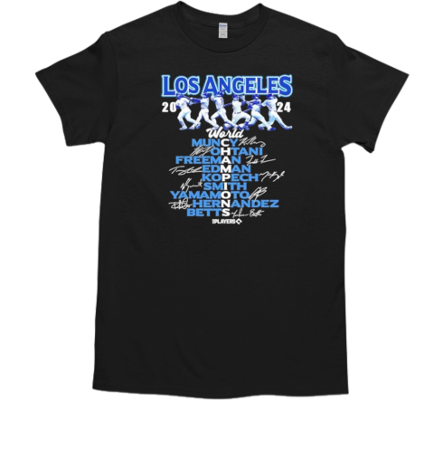 Los Angeles Dodgers 2024 World Series Champions Player Graphic T-Shirt