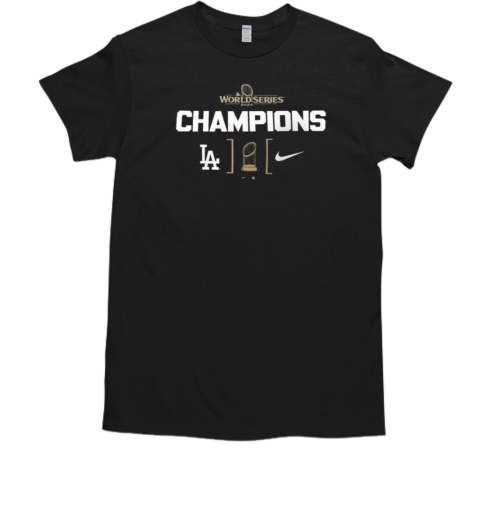 Los Angeles Dodgers Nike 2024 World Series Champions Trophy T-Shirt