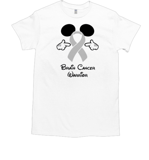 Mickey Mouse Brain Cancer Awareness T-Shirt