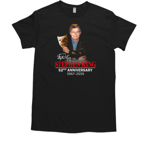 Stephen King 52nd Anniversary 1967 2019 Signatures T-Shirt