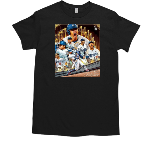 The Dodgers 2024 World Series Champions Poster T-Shirt