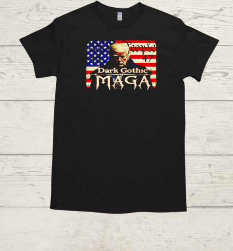 Dark gothic MAGA Trump we people 45 47  Classic Men's T-shirt