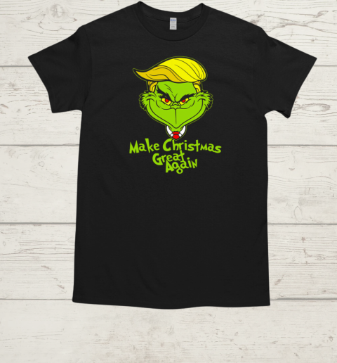 Grinch Donald Trump Make Christmas Great Again  Classic Men's T-shirt