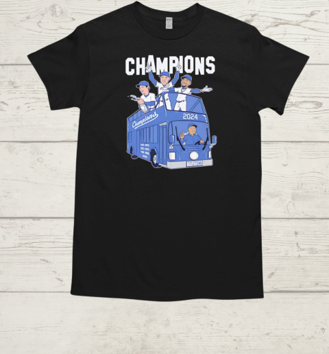 LA Dodgers champions caricatures 2024 T-Shirt