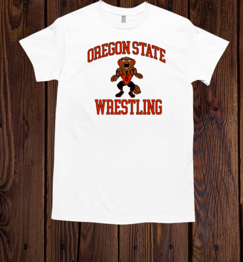 Oregon State Beavers Wrestling Beaver  Classic Men's T-shirt