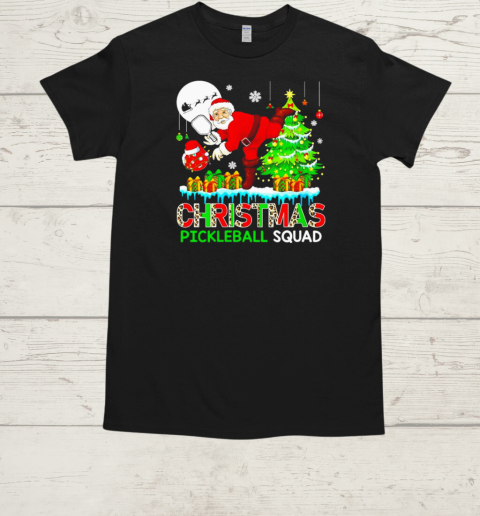 Santa Christmas pickleball squad  Classic Men's T-shirt