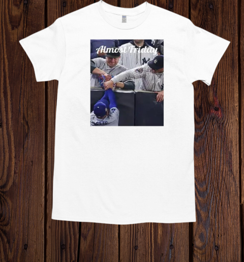 Yankees Fans Grabbing Mookie Betts Glove Almost Friday  Classic Men's T-shirt