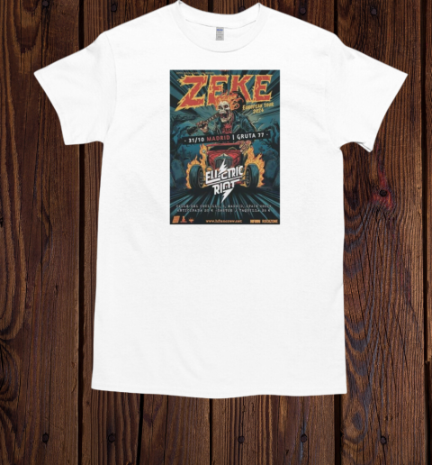 Zeke Band Oct 31 2024 Gruta 77 In Madrid Spain  Classic Men's T-shirt