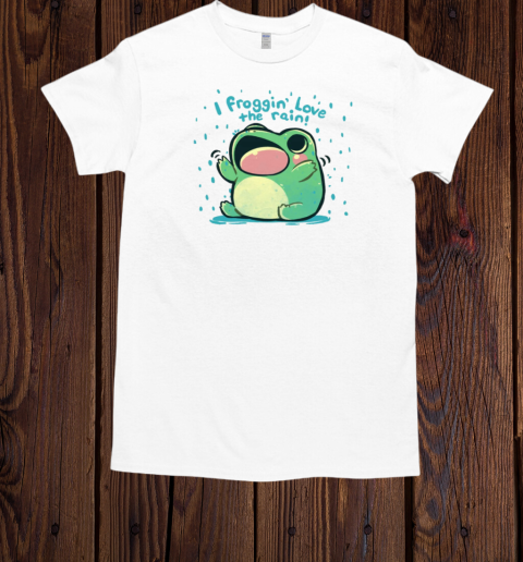 Froggin Love the Rain  Classic Men's T-shirt