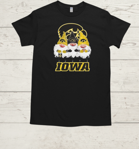 Gnomes Iowa Hawkeyes Merry Christmas 2024 T-Shirt