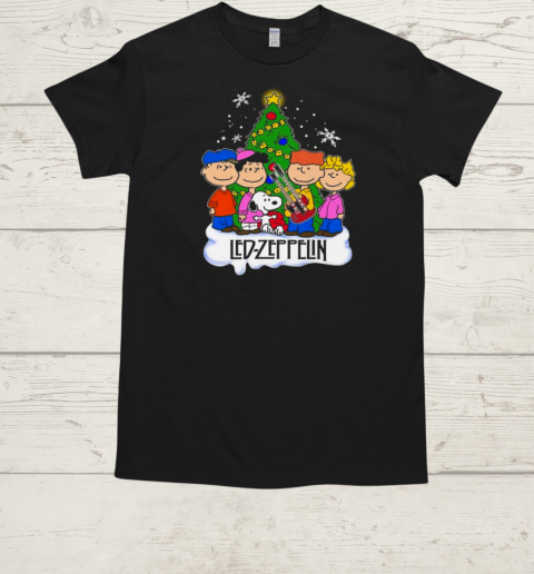 Led Zeppelin Snoopy Peanuts Christmas 2024 T-Shirt