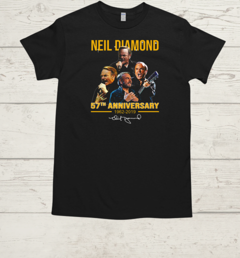 Neil Diamond 57th Anniversary 1962 2019 Signature  Classic Men's T-shirt