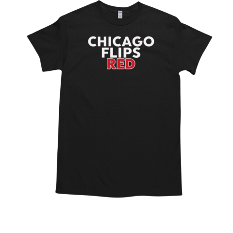 Chicago Flips Red T-Shirt