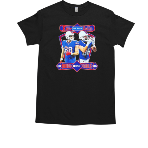 Dawson Knox and Dalton Kincaid Double Trouble Buffalo Bills  Classic Men's T-shirt