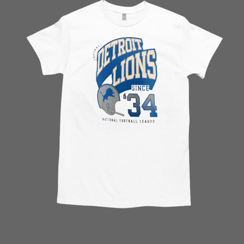 Detroit Lions NFL National Football League since 34 T-Shirt