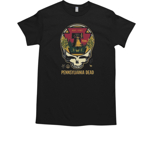 Grateful Dead Pennsylvania United States of Dead  Classic Men's T-shirt