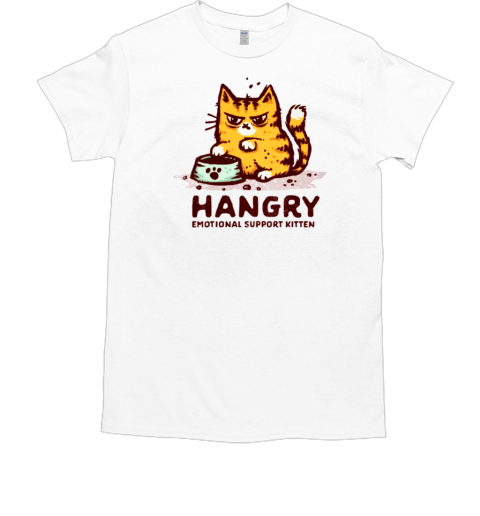 Hangry Emontional Support Kitten  Classic Men's T-shirt