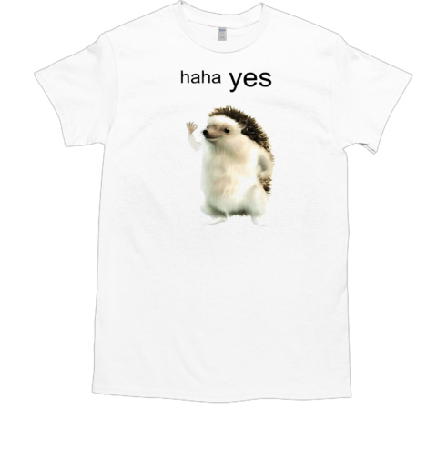 Hedgehog haha yes  Classic Men's T-shirt