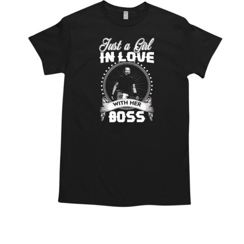 Just A Girl In Love With Her Boss  Classic Men's T-shirt