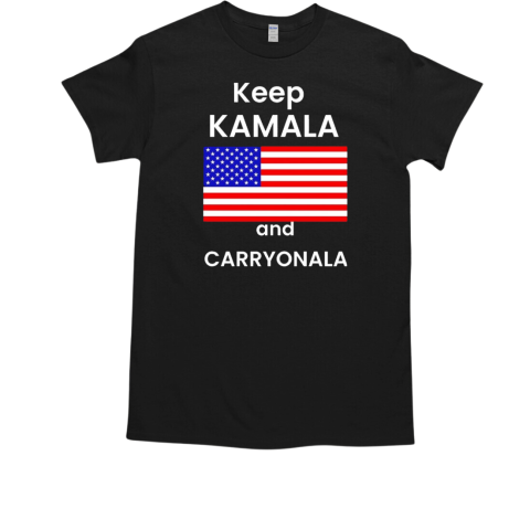 Keep Kamala and Carry Onala USA flag  Classic Men's T-shirt