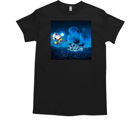 Snoopy As Aladdin And The Magic Lamp Disney T-Shirt