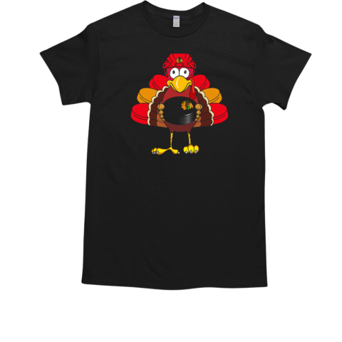 Thanksgiving Turkey Chicago Blackhawks T-Shirt