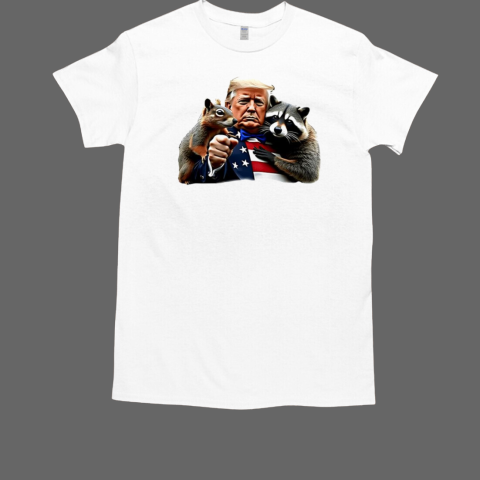 Trump Peanut Squirrel and Raccoon T-Shirt